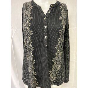 Lucky Brand Women's Black Shirt/T-shirt Sz XS SKU 4100